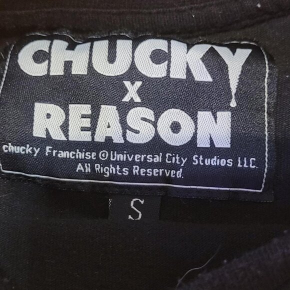 Reason x Chucky Small Crop Top Graphic Tee - Picture 2 of 4